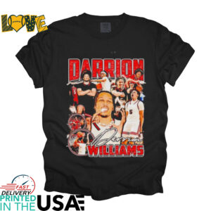 Darrion Williams Texas Tech Red Raiders Forward vintage shirt