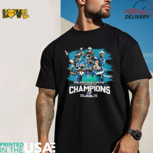 Philadelphia Eagles NFC Championship game 2025 shirt