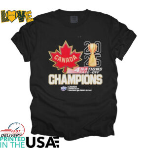 Official Canada Hockey Is The Champions Of NHL 4 Nations Face Off 2025 Shirt