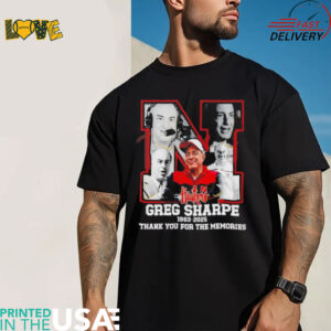 Greg Sharpe 1963 2025 thank you for the memories shirt