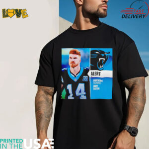 Panthers signing Andy Dalton shirt