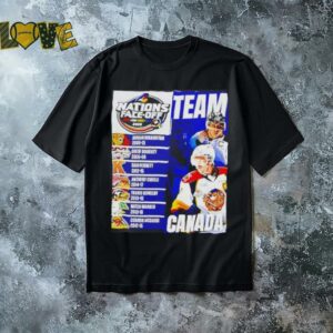 2025 4 Nations Face Off Can Fin Swe Usa team Canada graphic shirt