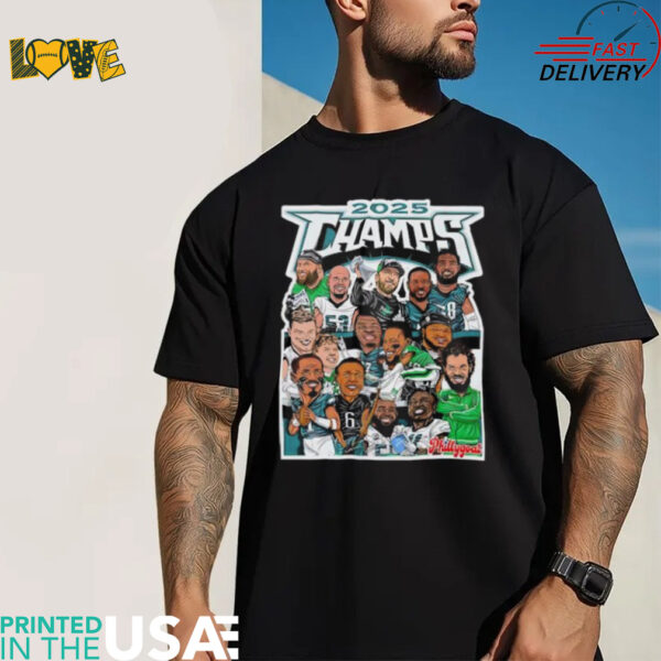 2025 Champs Philadelphia Eagles We Are The Champions shirt