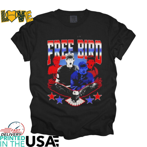 4 Nations Team USA stars free bird vintage shirt