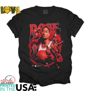 Derrick Rose Celebration Chicago Bulls T shirts