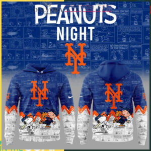 New York Mets Snoopy 75th Anniversary Peanuts Celebration Hoodie T Shirt