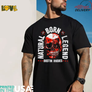 WWE Natural Born Legend Dustin Rhodes skull shirt