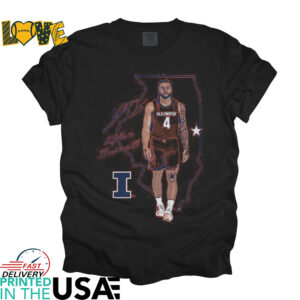 Illinois Basketball Kylan Boswell NIL T Shirt