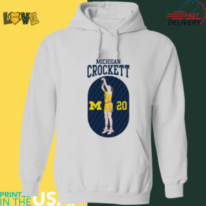 Michigan NIL Alyssa Crockett #20 shirt