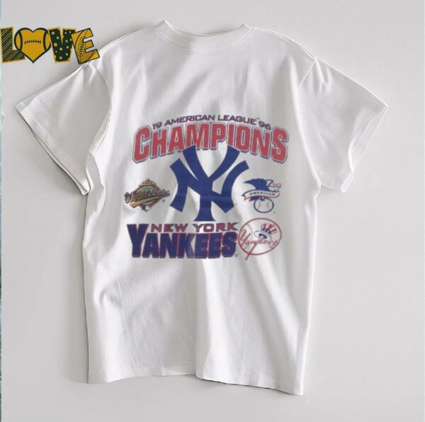 90S Delta 1996 American League Mlb New York Yankees Shirt