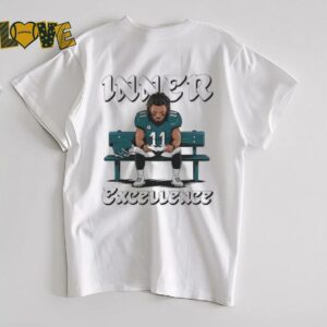 AJ Brown bench inner excellence shirt