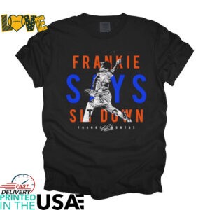 Frankie Montas says sit down signature shirt