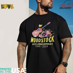 Woodstock 55th anniversary 1969 2024 shirt