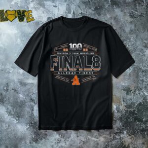 Allegan Tigers 2025 MHSAA division 3 team wrestling final 8 shirt