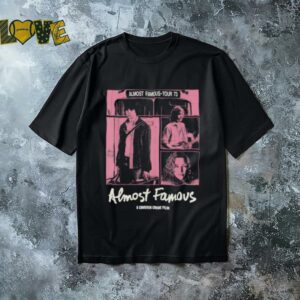 Almost Famous Pink Cast Photos Collage Movie shirt