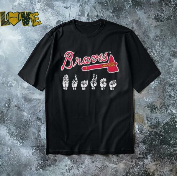 Atlanta Braves 2025 Brave Deaf Awareness shirt