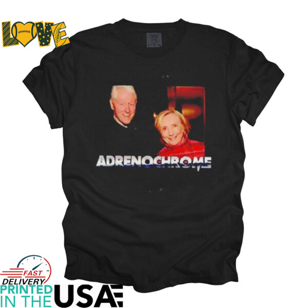 Bill and Hillary Clinton Adrenochrome shirt