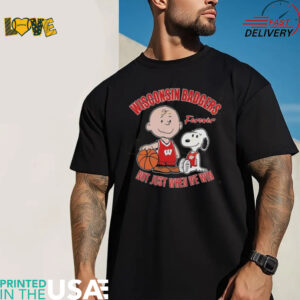 Washington Badgers x Peanuts Forever Not Just When We Win 2025 Shirt