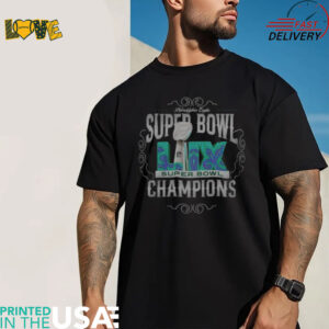 Official Philadelphia Eagles NFL Super Bowl LIX T Shirt