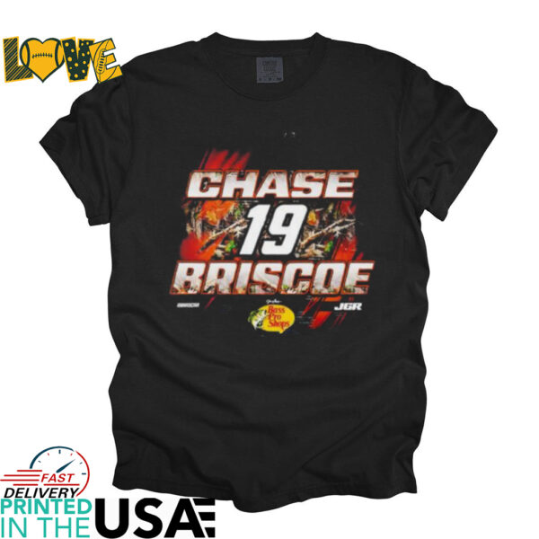 Chase Briscoe Joe Gibbs Racing Team Collection Bass Pro Shops Camo shirt