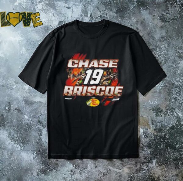 Chase Briscoe Joe Gibbs Racing Team Collection Bass Pro Shops Camo shirt