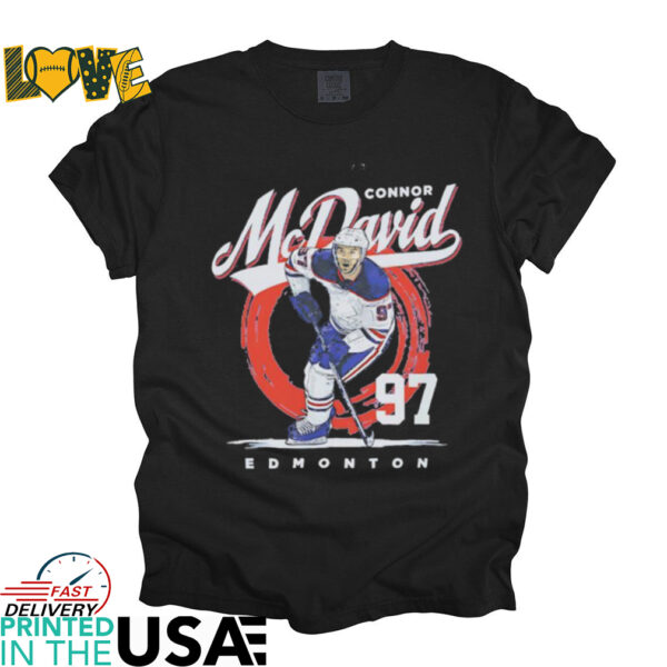 Connor McDavid Edmonton hockey brush shirt