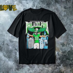 Cooper Dejean Philadelphia Eagles football cartoon shirt