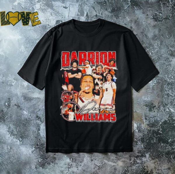 Darrion Williams Texas Tech Red Raiders Forward vintage shirt