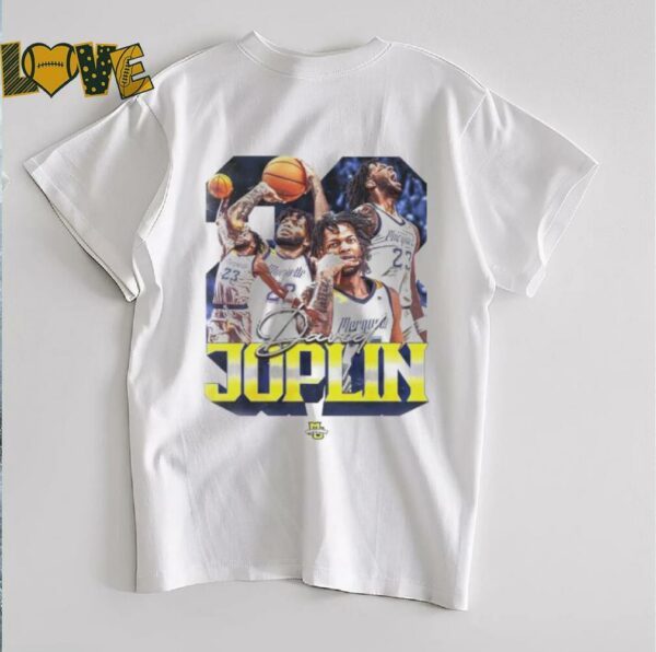 David Joplin 23 Marquette Golden Eagles Men’s Basketball shirt