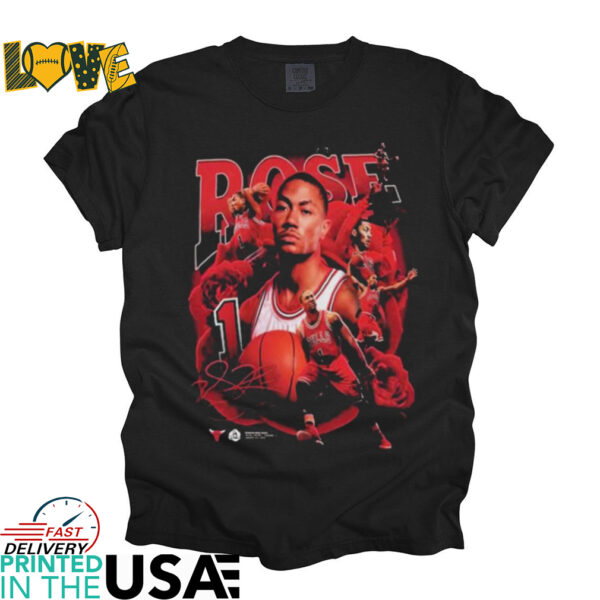 Derrick Rose Celebration Chicago Bulls T shirts