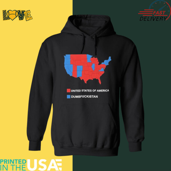 Election Map United States Of America Dumbfuckistan ornament