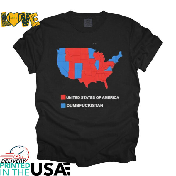 Election Map United States Of America Dumbfuckistan ornament