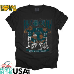 Philly Football ’24 World Champs Caricatures Shirt