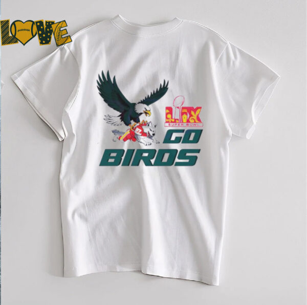 Football Mascost Retro Bird Gang Eagle Super Bowl shirt