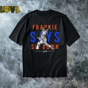 Frankie Montas says sit down signature shirt