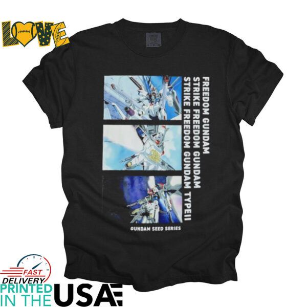 Freedom gundam strike freedom gundam gundam seed series shirt