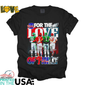 Phillies and Eagles for the love of Philly players shirt