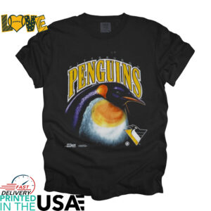 90s Pittsburgh Penguins Hockey T Shirt