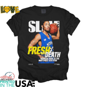 Derrick Rose Fresh To Death 2008 Slam Cover Ahead Of Derrick Rose Is The NBA’s Next Big Star Night In Chicago T shirts