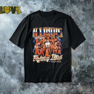 Illinois Basketball Team 2024 25 NIL T Shirt