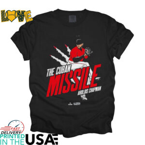 Aroldis Chapman The Cuban Missile In Boston Red Sox T shirts