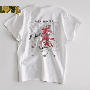 Jack Sawyer scoop and score Buckeyes signature shirt