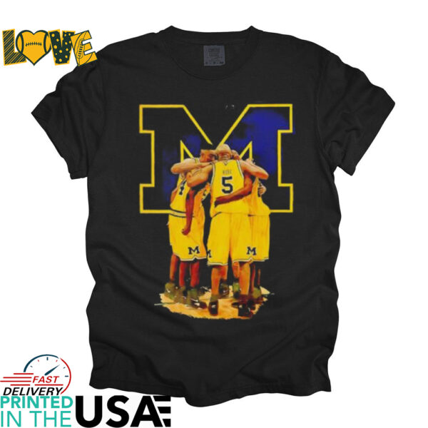 Jalen Rose Michigan Wolverines basketball shirt