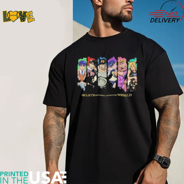 Jojo’s Bizarre adventure world shirt