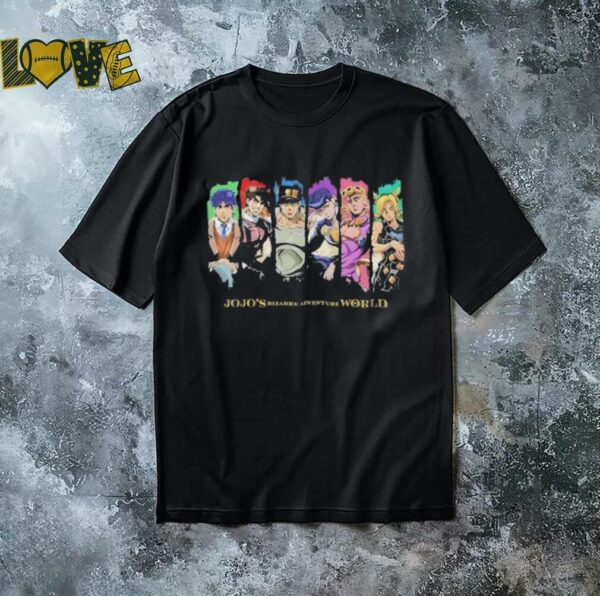 Jojo’s Bizarre adventure world shirt