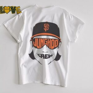 Jung Hoo Lee big face San Francisco Giants baseball shirt