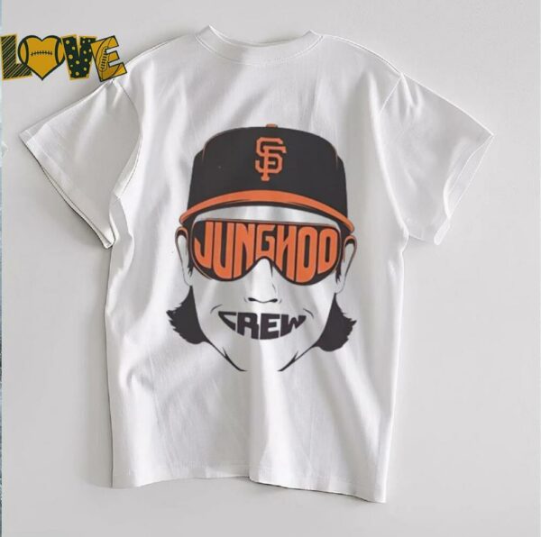 Jung Hoo Lee big face San Francisco Giants baseball shirt