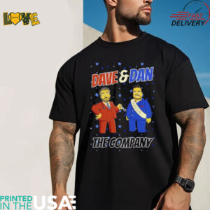 Simpson x Dave and Dan the company shirt