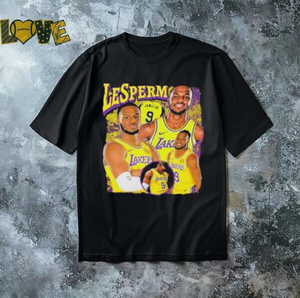 LeSperm James Jr Los Angeles Lakers T Shirts