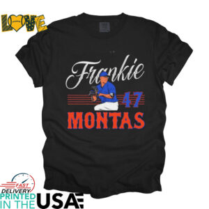 New York Mets 47 Frankie Montas stripes shirt